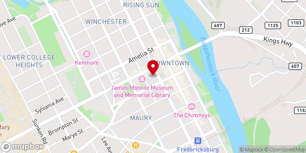Map showing location of Foundation Church