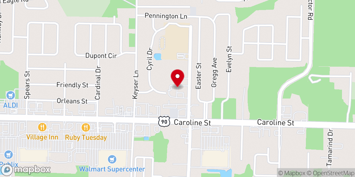 Map showing location of Covenant Church of God