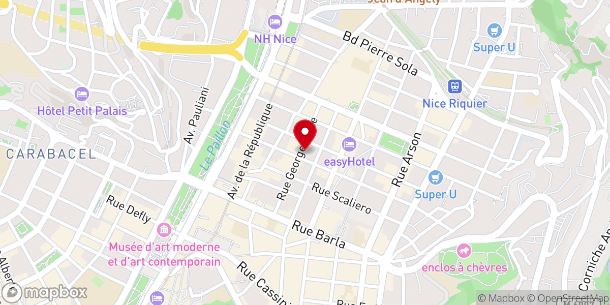 Map showing location of Église Saint-Joseph