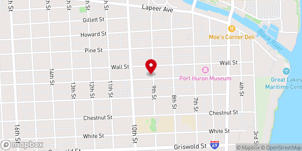 Map showing location of New Covenant Church of GOD