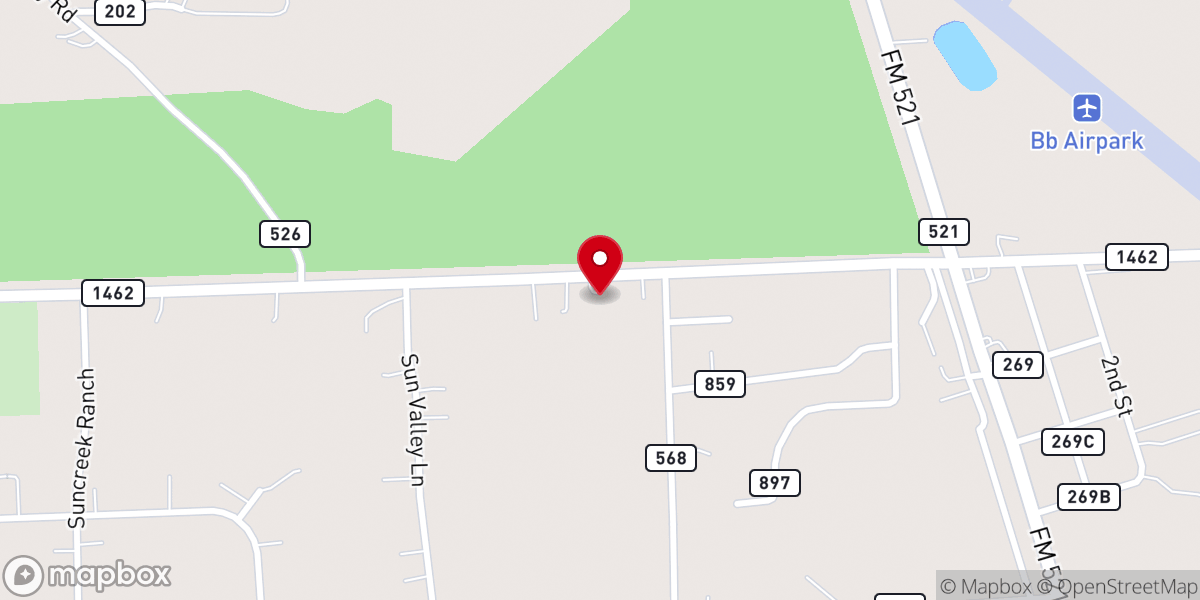 Map showing location of Elion Zion Church