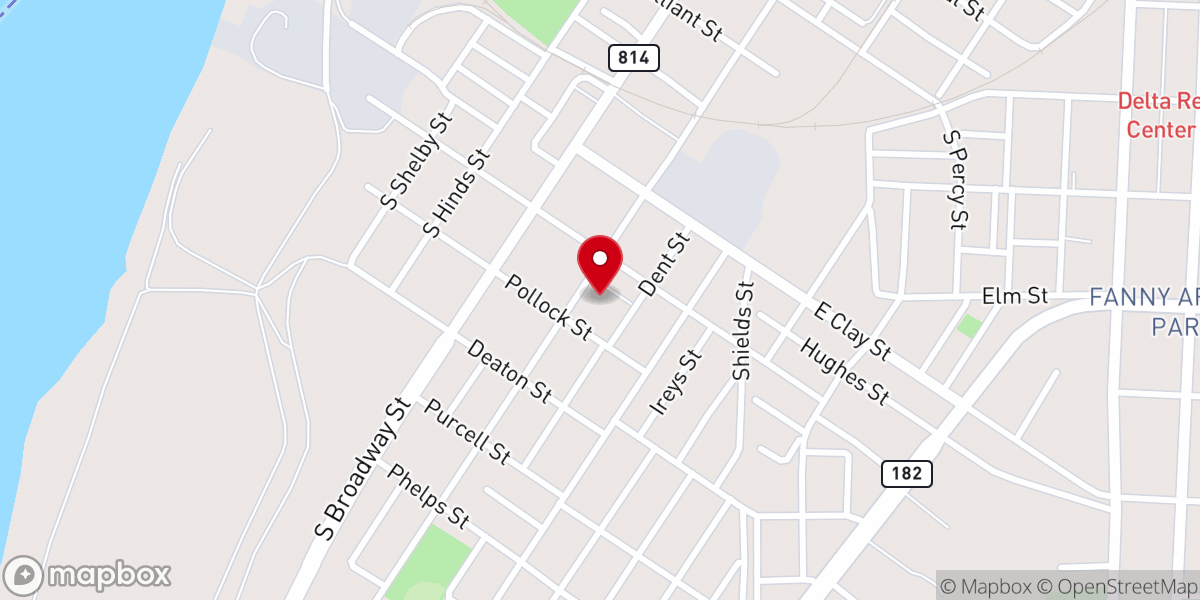 Map showing location of Mt Bethel Baptist Church