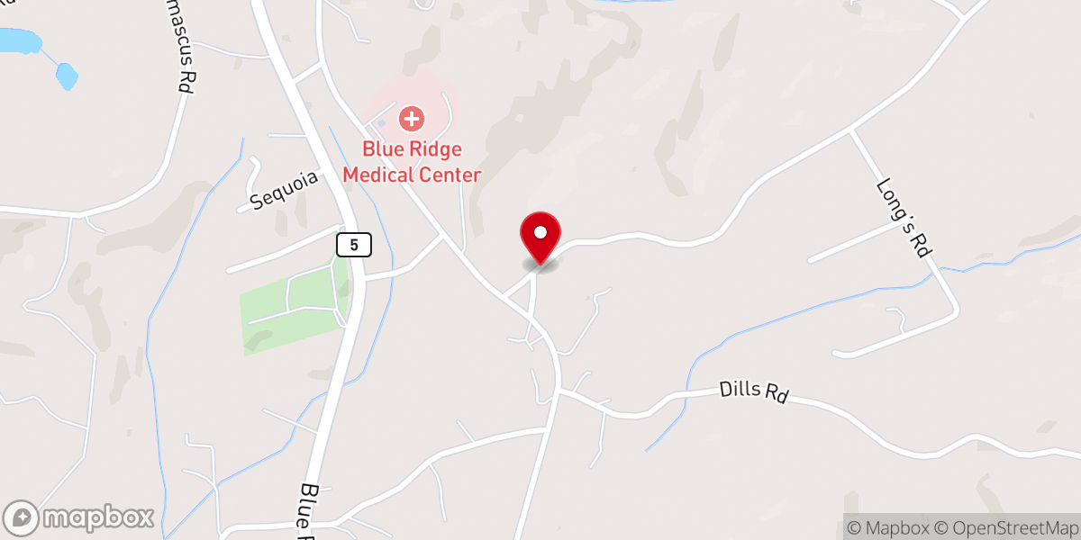 Map showing location of Barnes Chapel