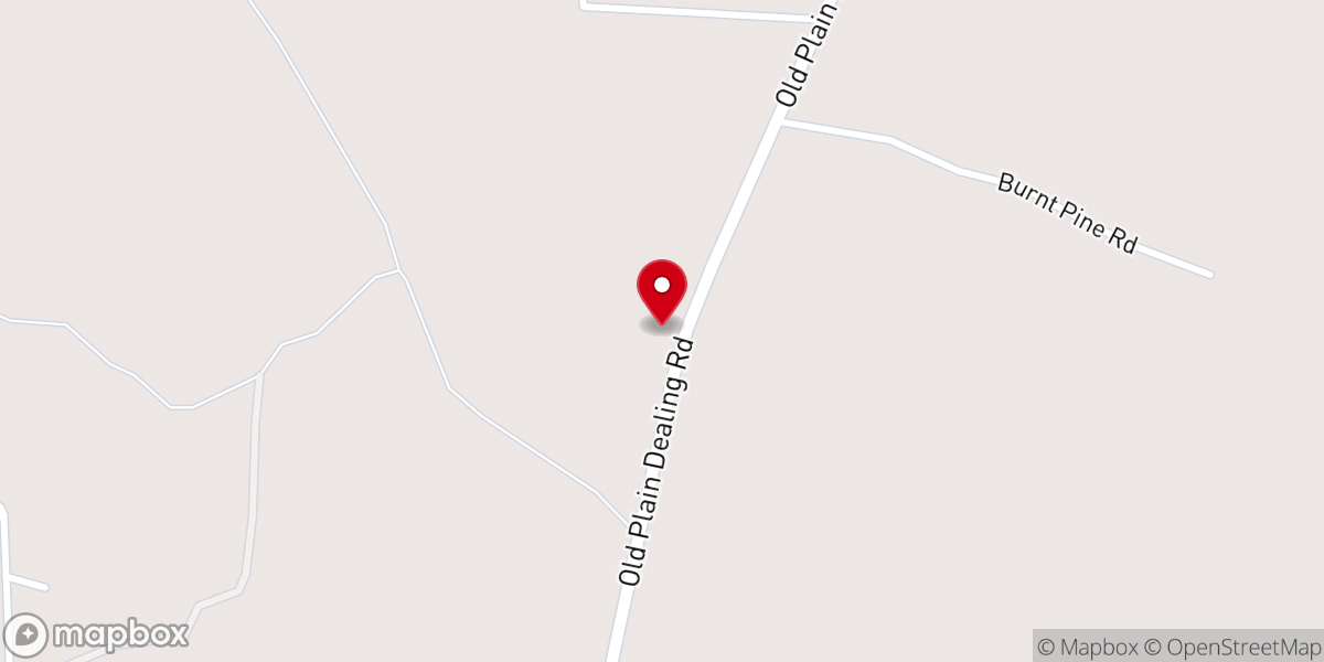 Map showing location of Egypt Hill Baptist Church-Modem