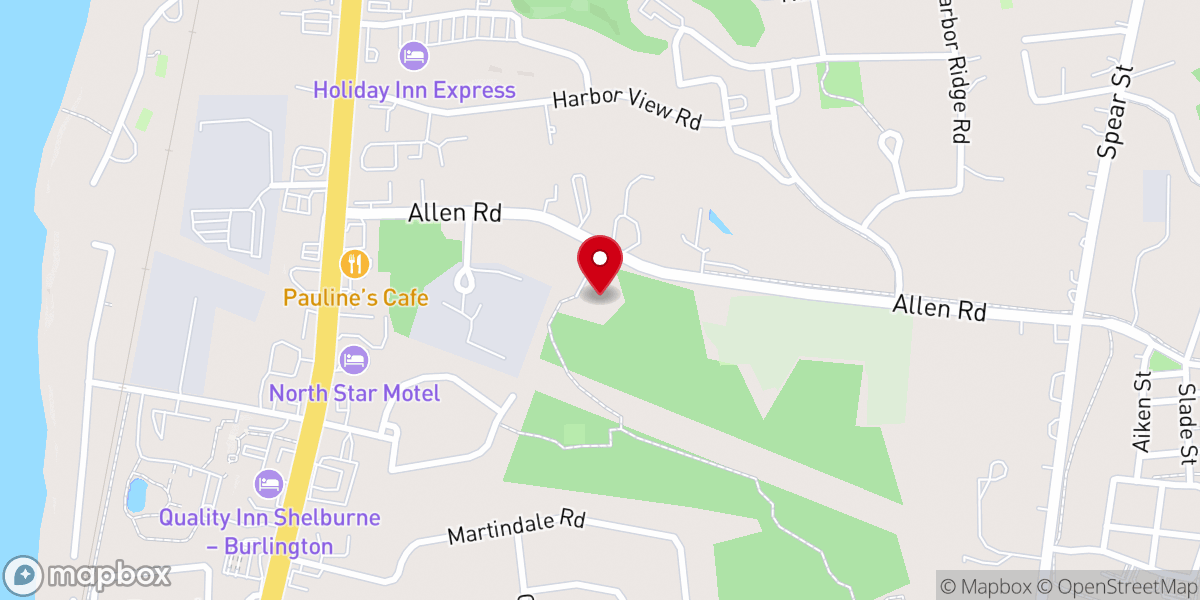 Map showing location of Ascension Lutheran Church (ELCA)