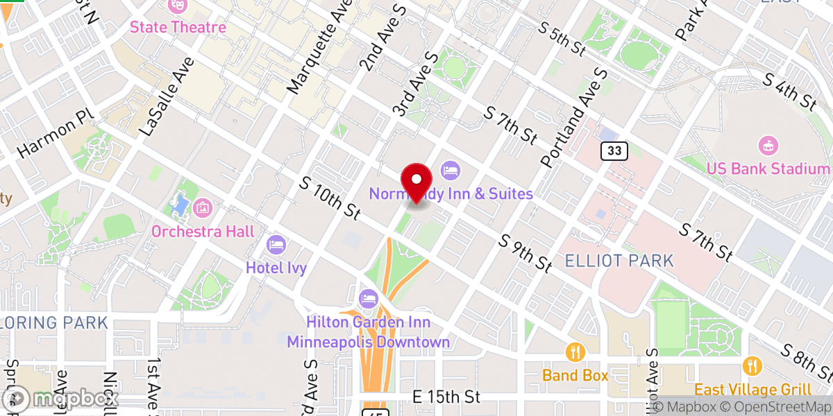 Map showing location of Gethsemane Episcopal Church