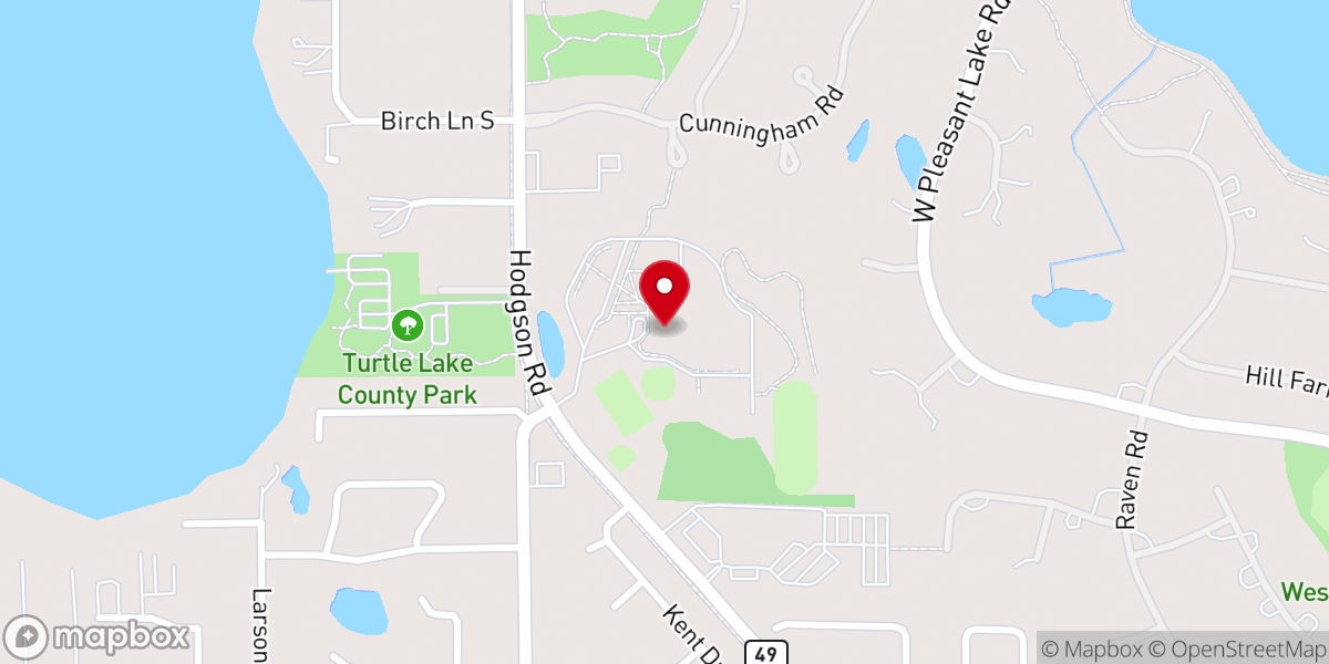 Map showing location of Hope Community Church - North Lakes