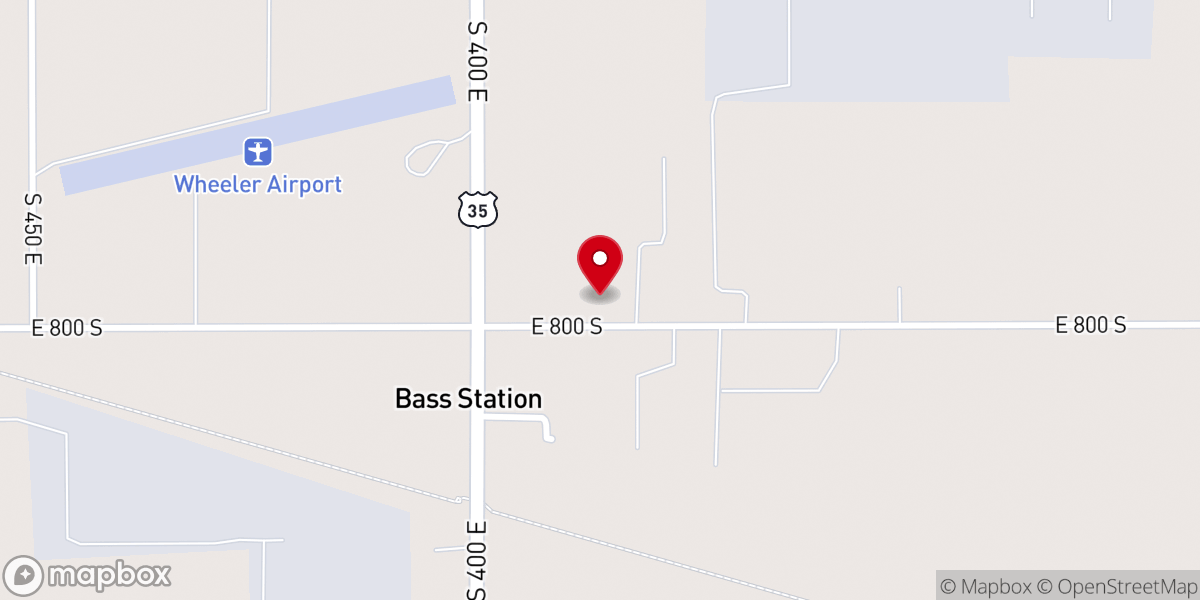 Map showing location of Global Harvest Church