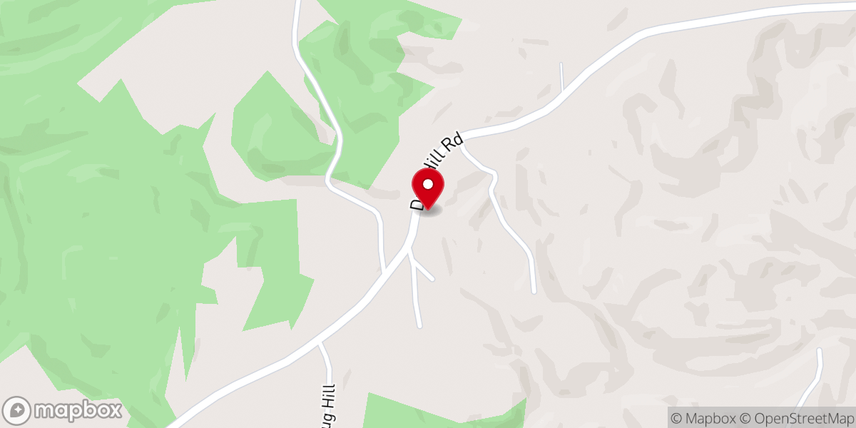Map showing location of Thomas Baptist Church