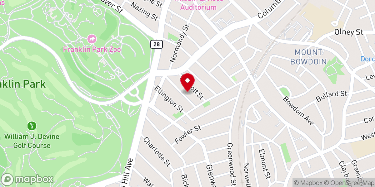 Map showing location of Rehoboth Bethel Church
