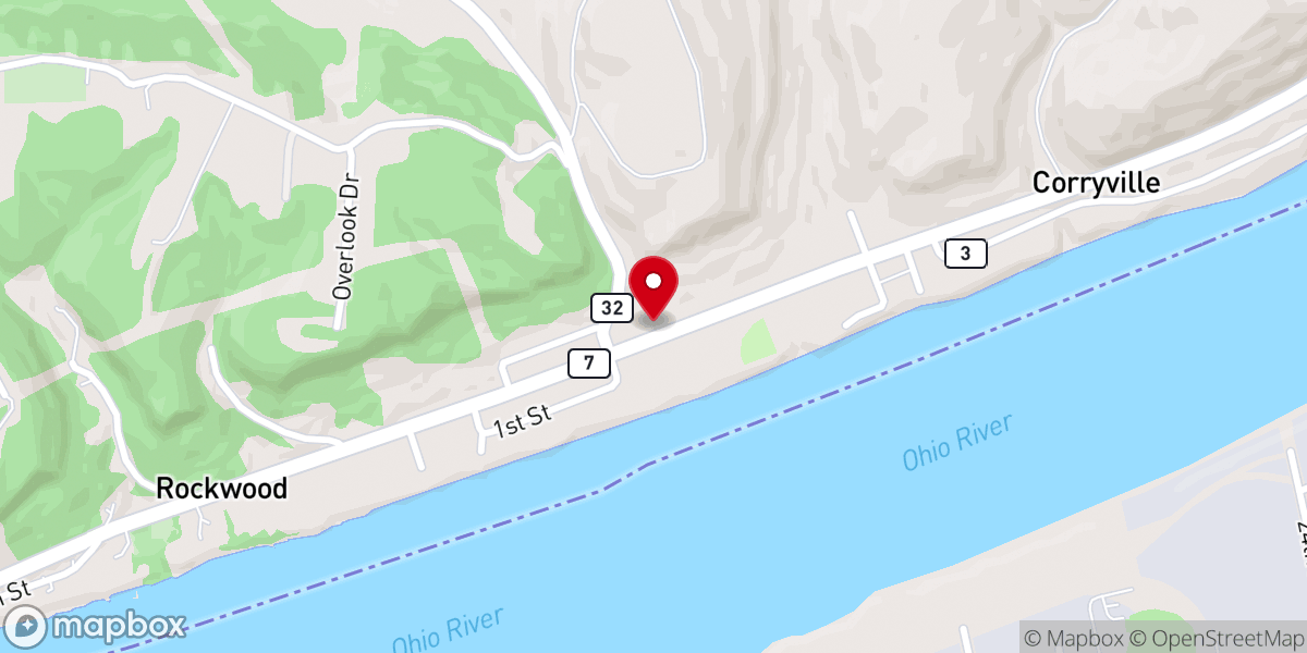 Map showing location of New Beginnings Worship Center