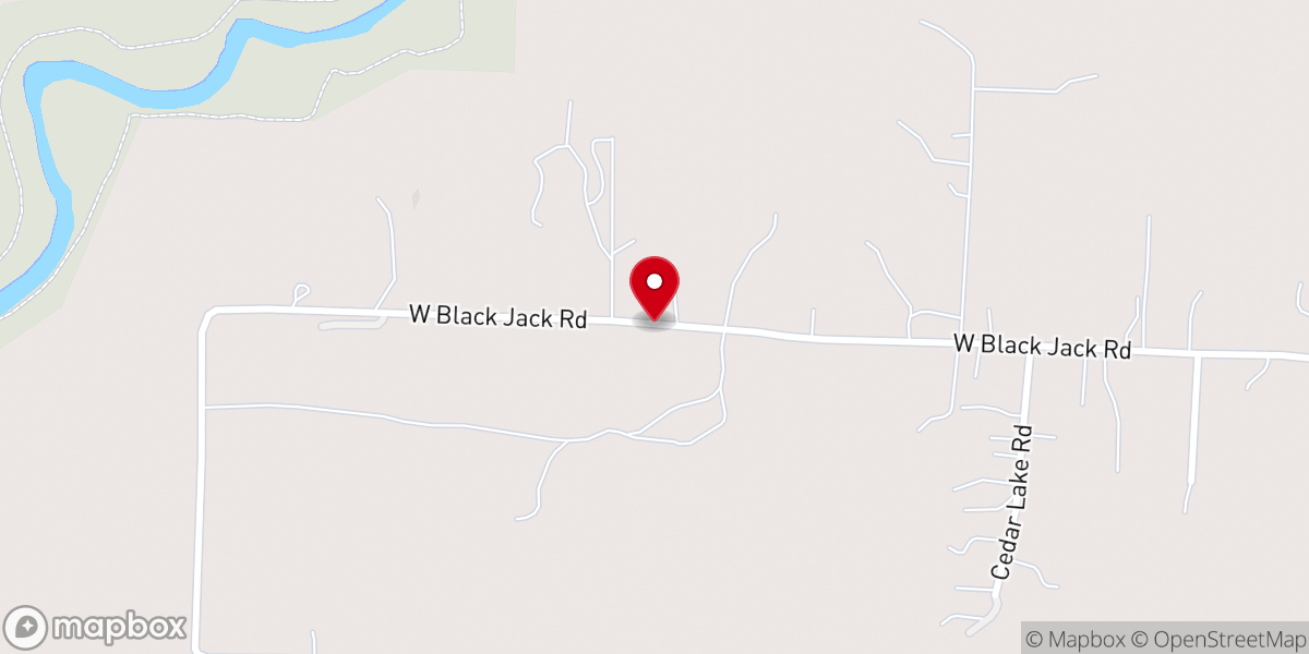 Map showing location of Peace of the Rock Ministries