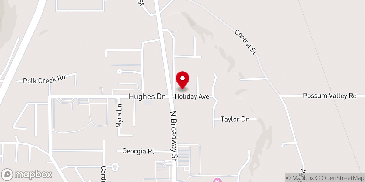 Map showing location of TRINITY BAPTIST CHURCH