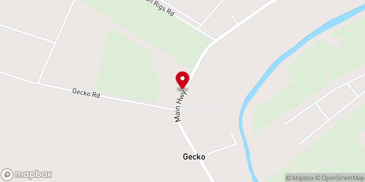 Map showing location of The Breaux Bridge Pentecostals
