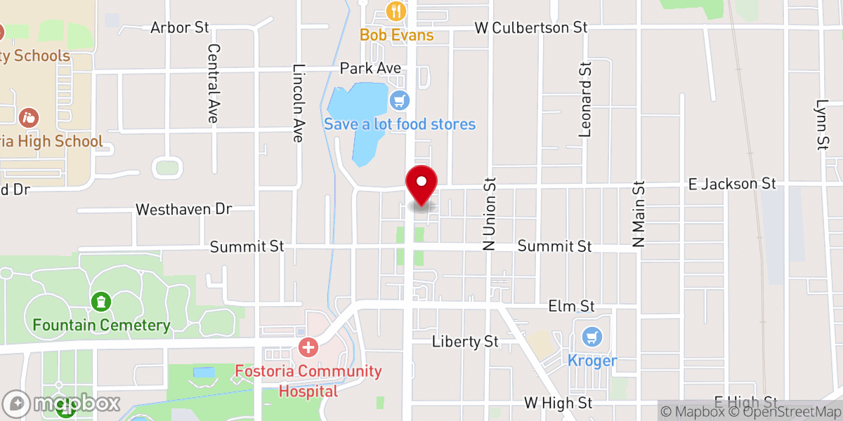 Map showing location of Encounter Church