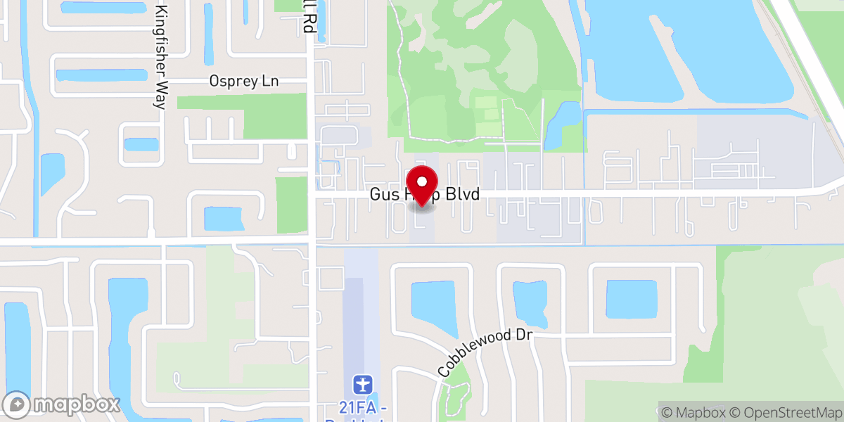 Map showing location of Central Brevard Camp