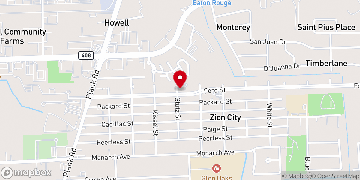 Map showing location of Hour of Prayer Ministries