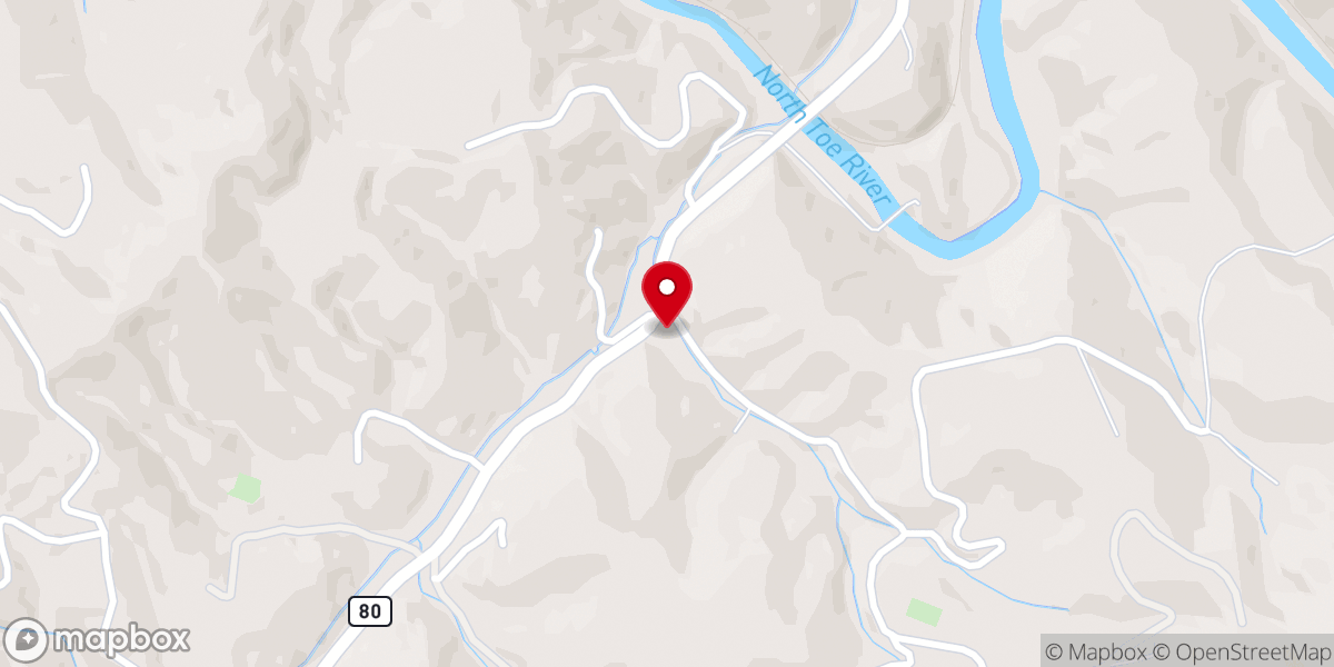 Map showing location of Youngs Chapel