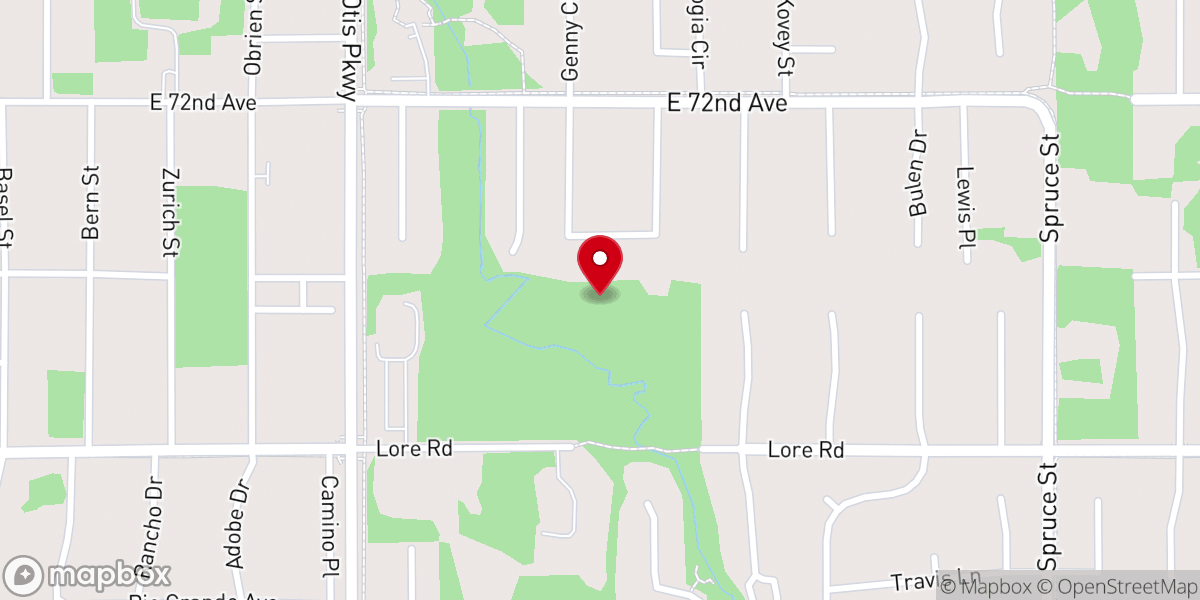 Map showing location of Life Church Bus Ministry