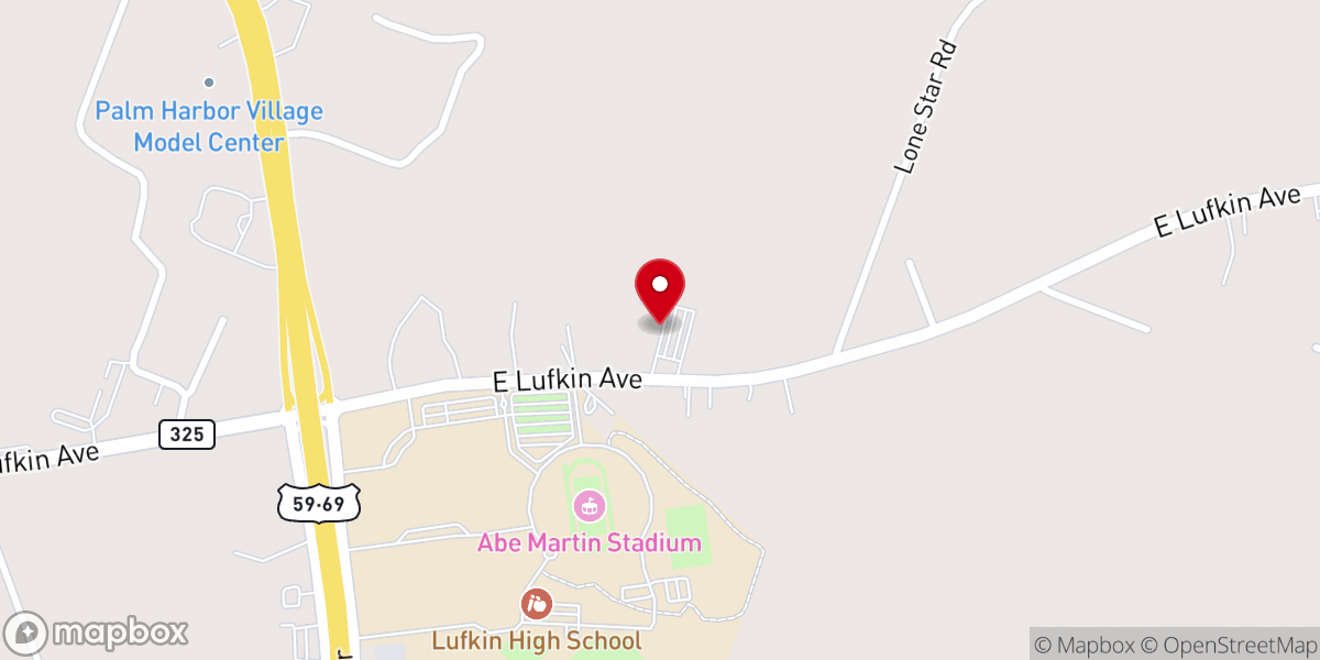 Map showing location of Trinity Baptist Church