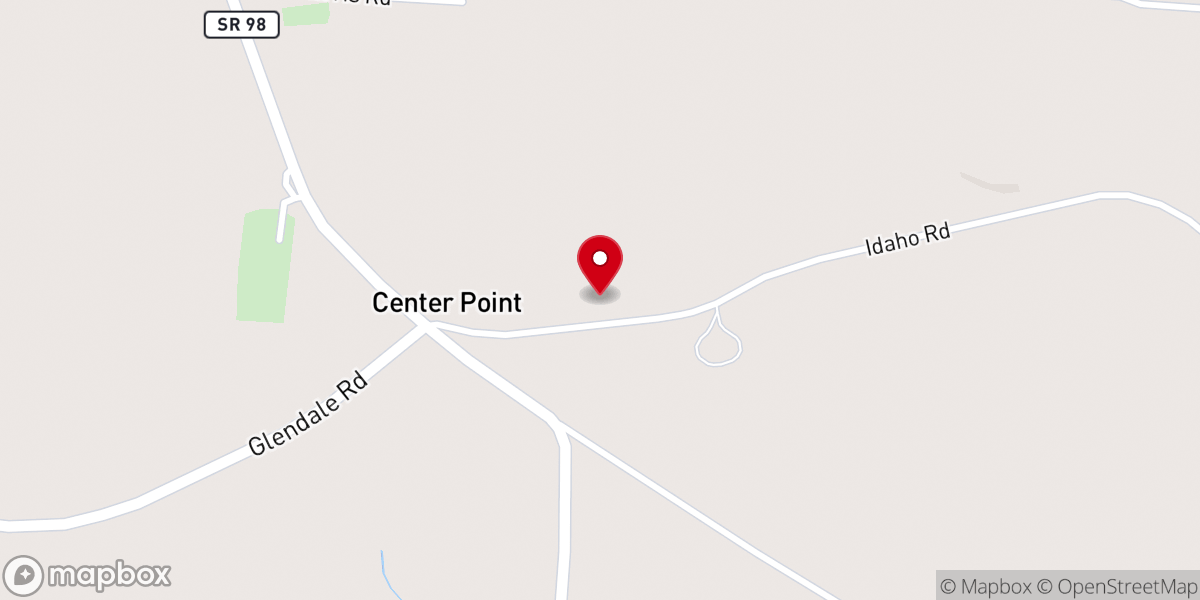 Map showing location of Christian Fellowship Church
