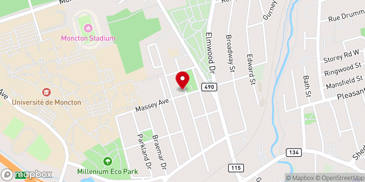 Map showing location of Water & Wine Assembly-Chrstns