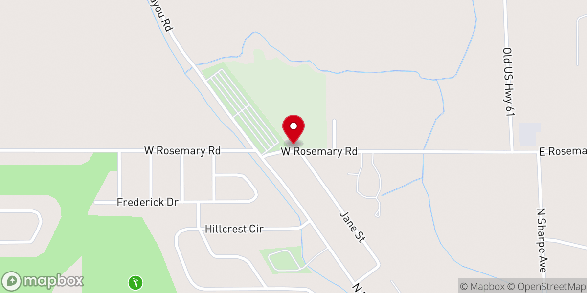 Map showing location of North Cleveland Church of Christ
