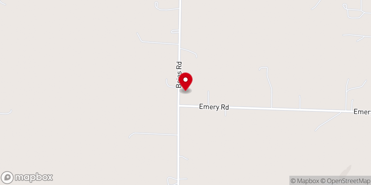 Map showing location of East Aurora Gospel Hall
