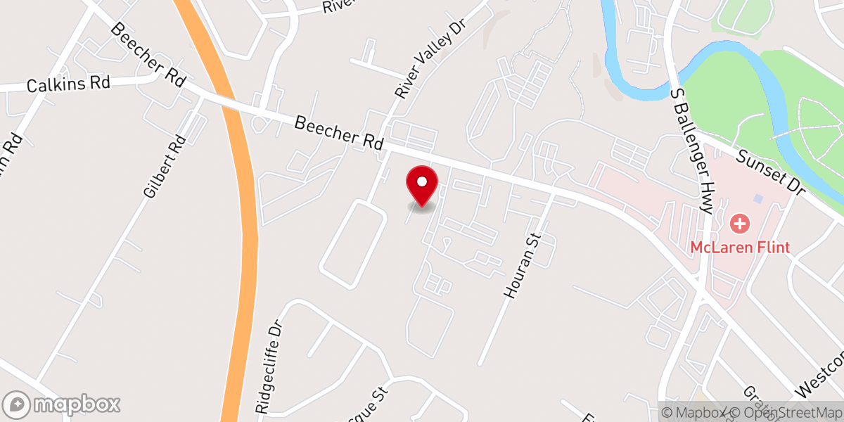 Map showing location of House of Healing, Miracles & Deliverance