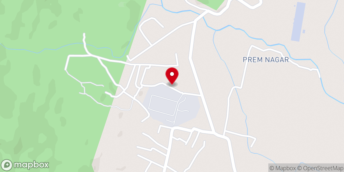 Map showing location of Oneness Pentecostal Christian Church