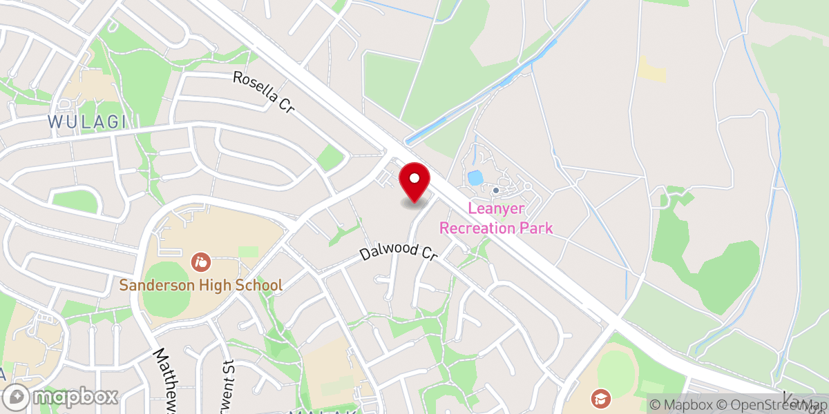 Map showing location of Saint James Anglican Church