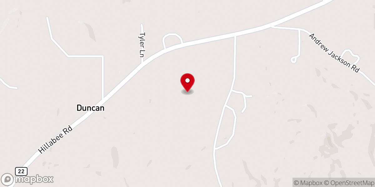 Map showing location of Saint Mark Missionary Baptist Church