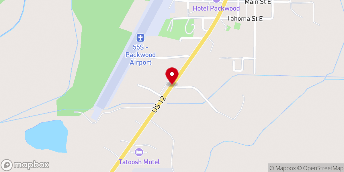 Map showing location of Valley Bible Baptist Church
