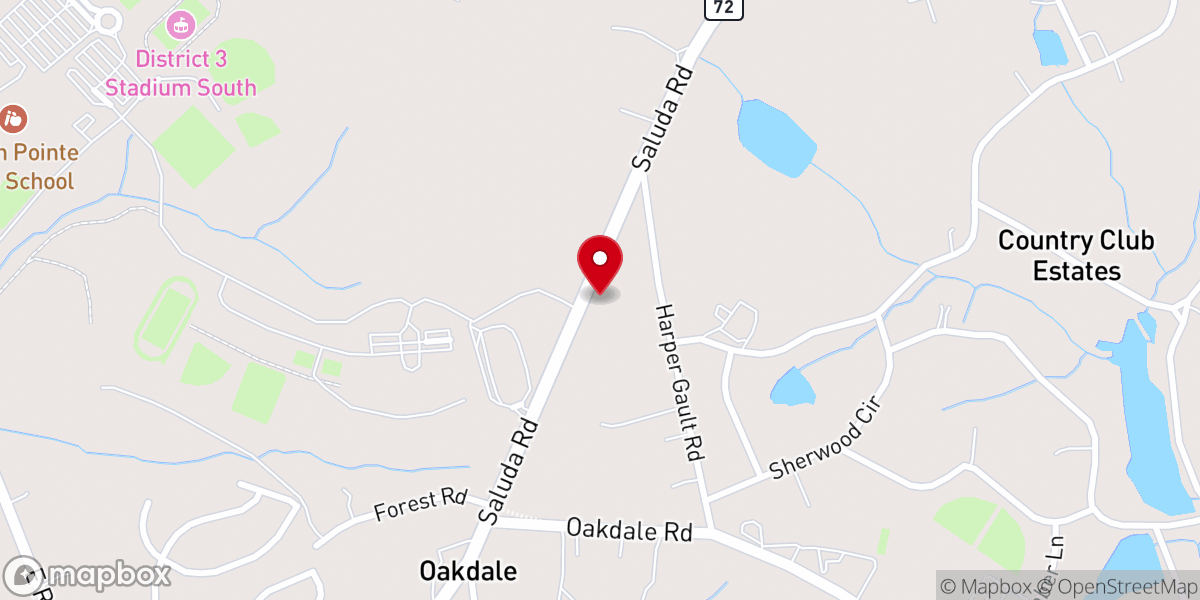 Map showing location of The Church of God of the Union Assembly/Rock Hill SC