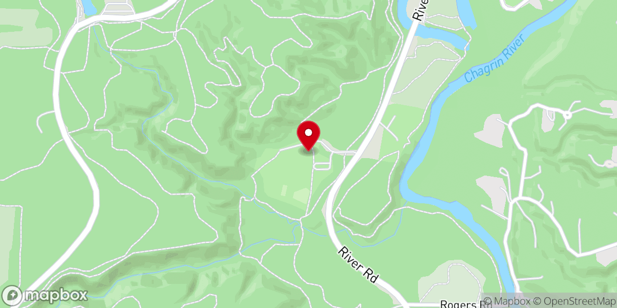 Map showing location of River Grove Chestnut Shelter