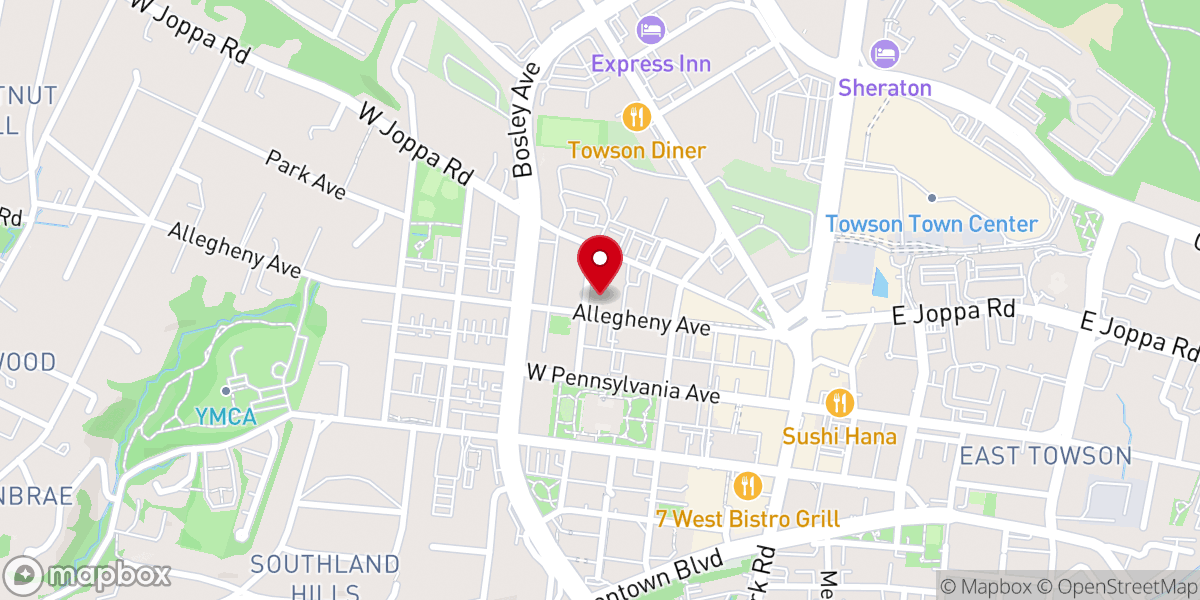 Map showing location of Surprise Shop