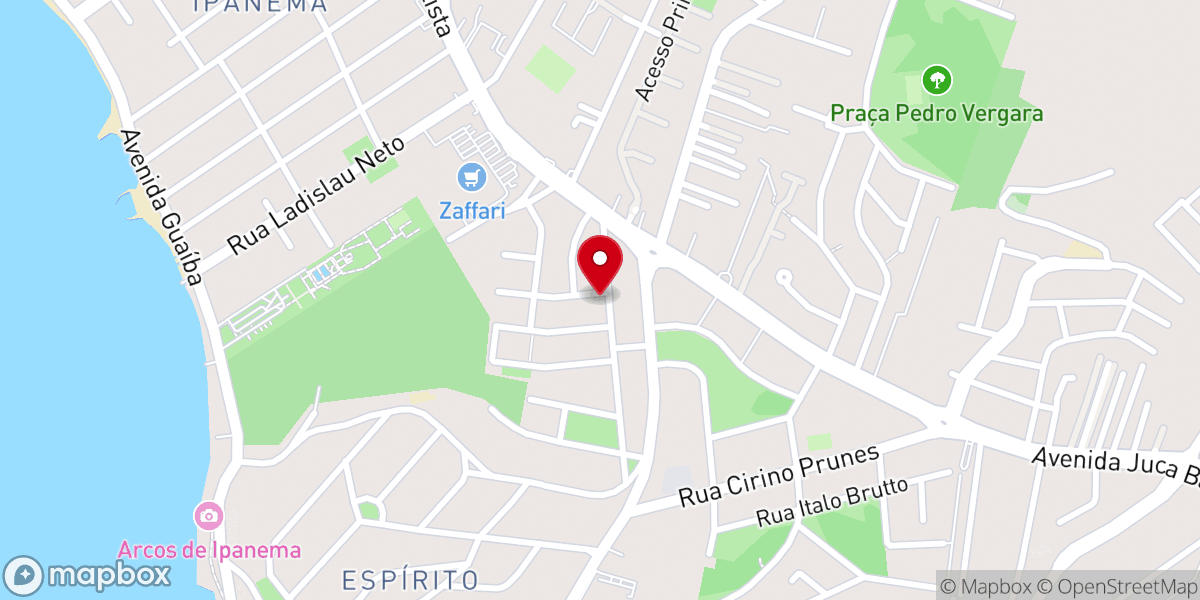 Map showing location of Igreja Batista Verdade Biblica