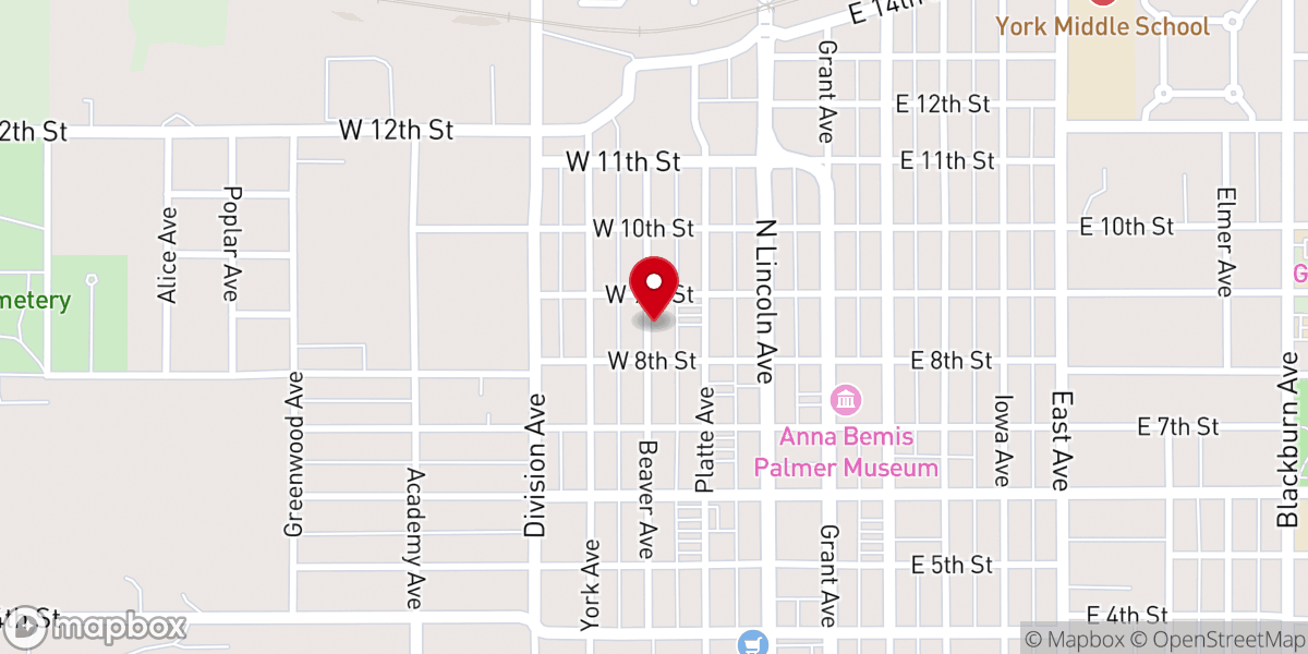 Map showing location of Emmanuel-Faith Lutheran School