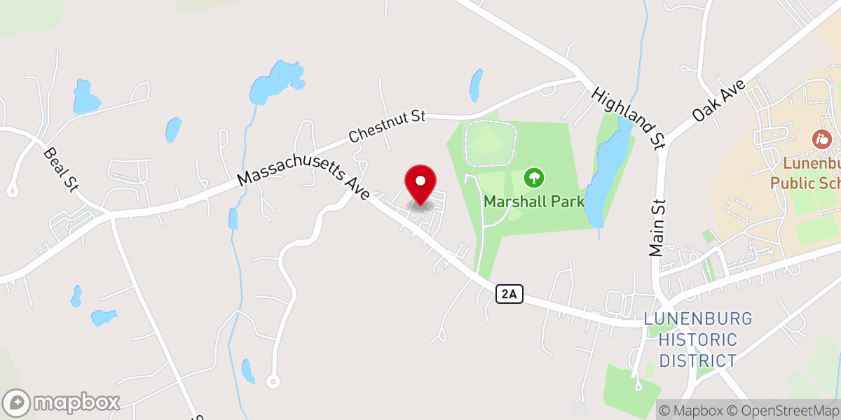 Map showing location of Saint Boniface Church