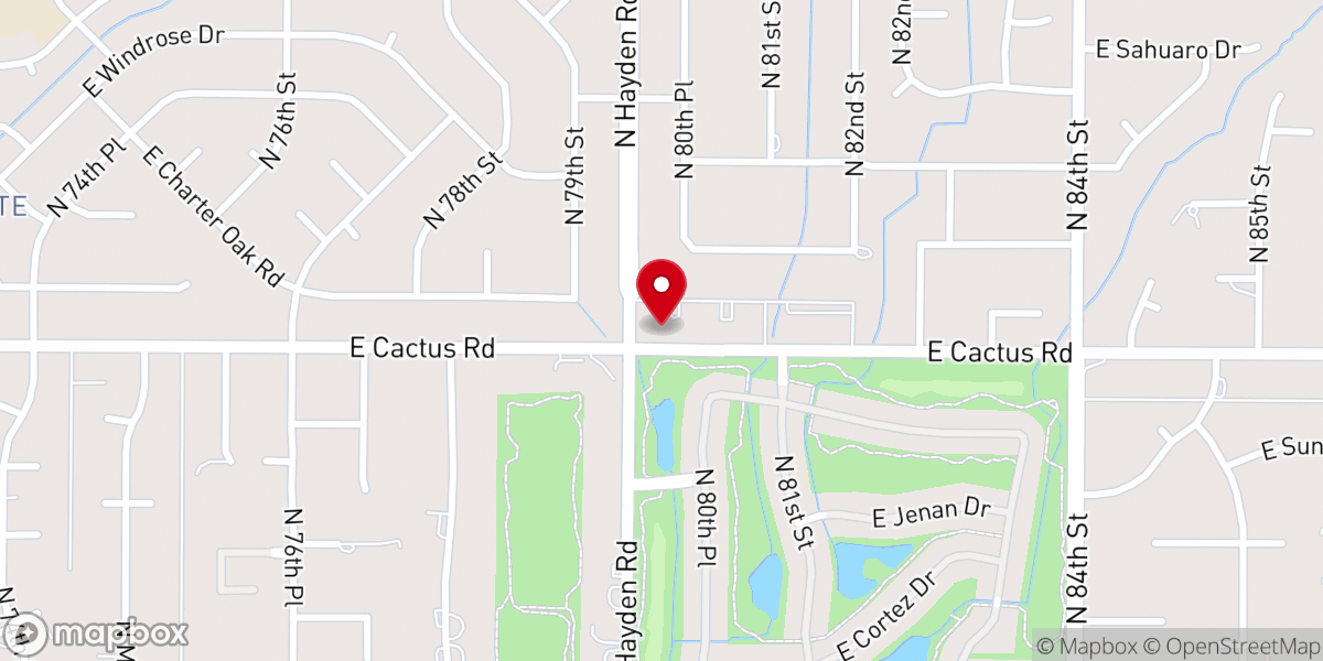 Map showing location of Healing Prayer Room, Scottsdale