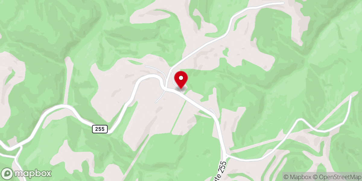 Map showing location of Apostolic Christian Church Fellowship Center