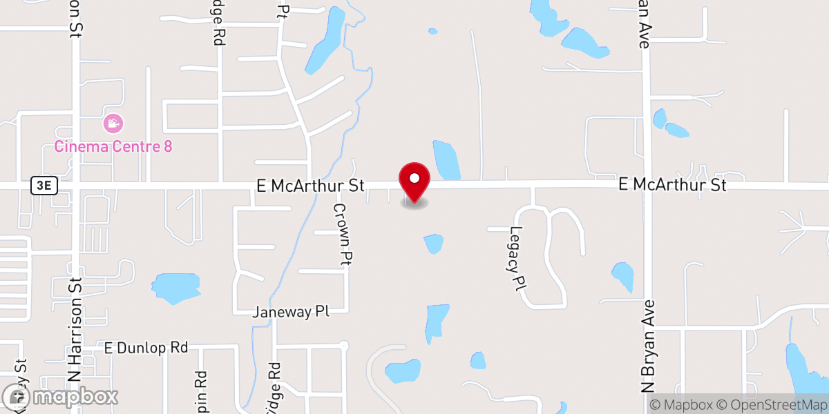 Map showing location of Shawnee Church Of Christ
