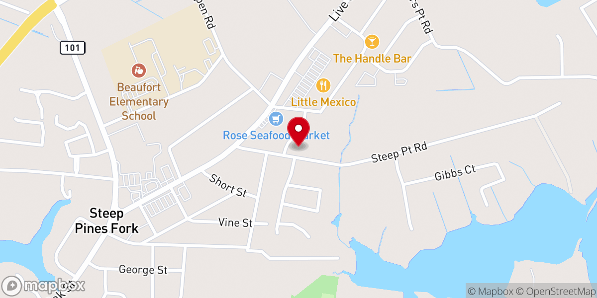 Map showing location of Bridgeway Church