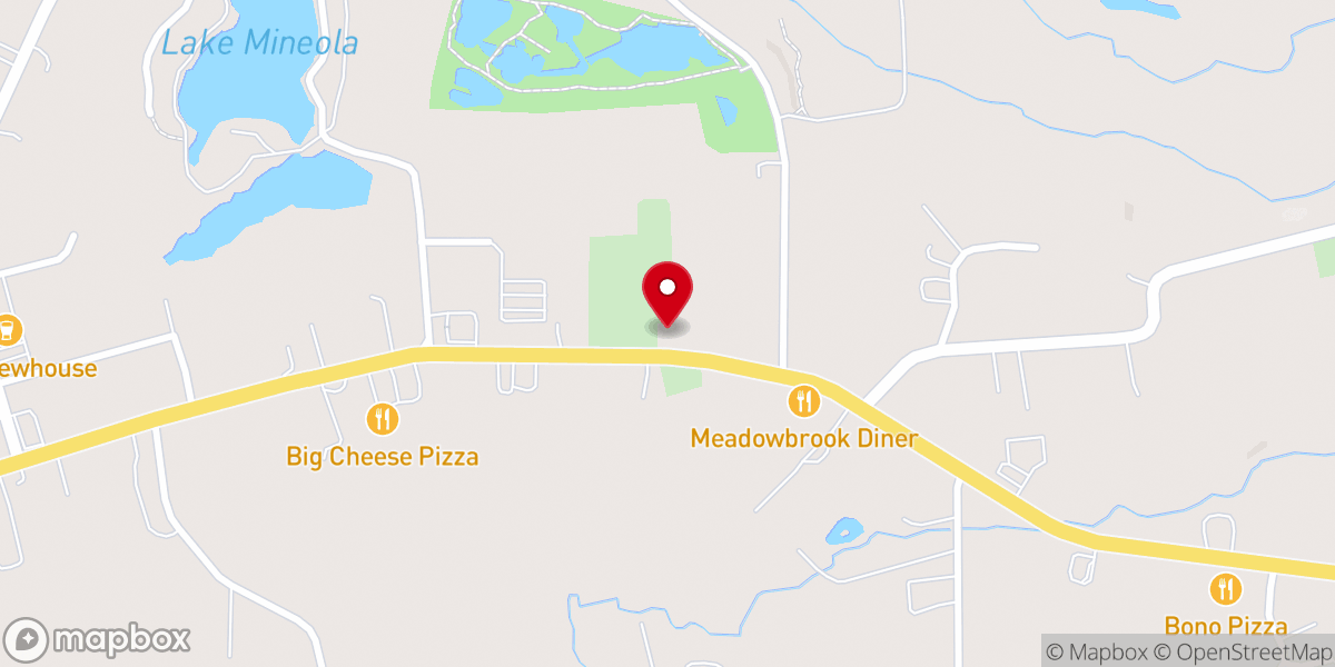 Map showing location of Zion United Lutheran Church