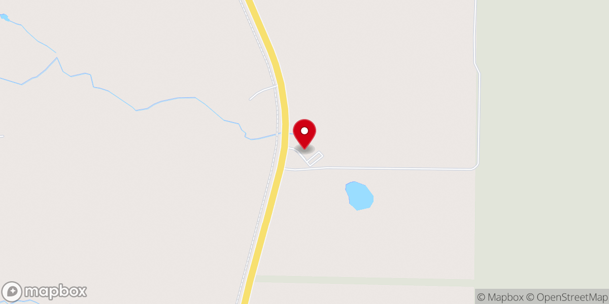 Map showing location of New Hope United Methodist Church