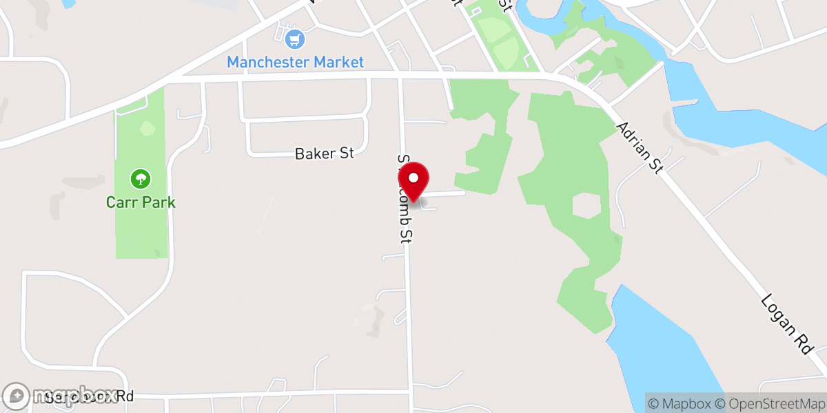 Map showing location of Mosaic Church - Manchester
