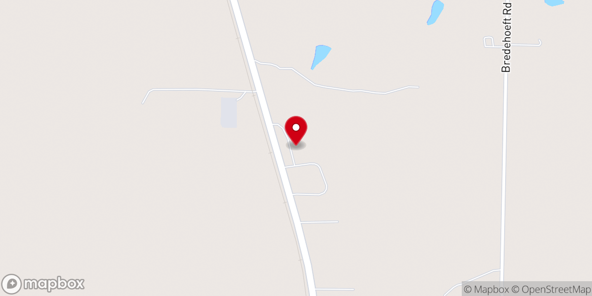 Map showing location of Decatur Sale Barn Church