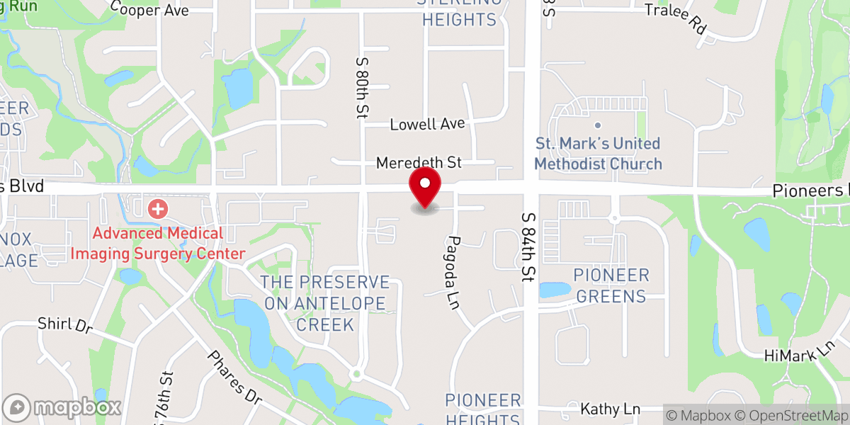 Map showing location of Elevate Church