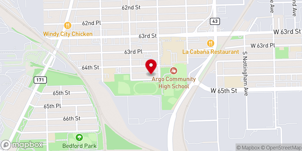 Map showing location of St. Matthews African Methodist Episcopal Church