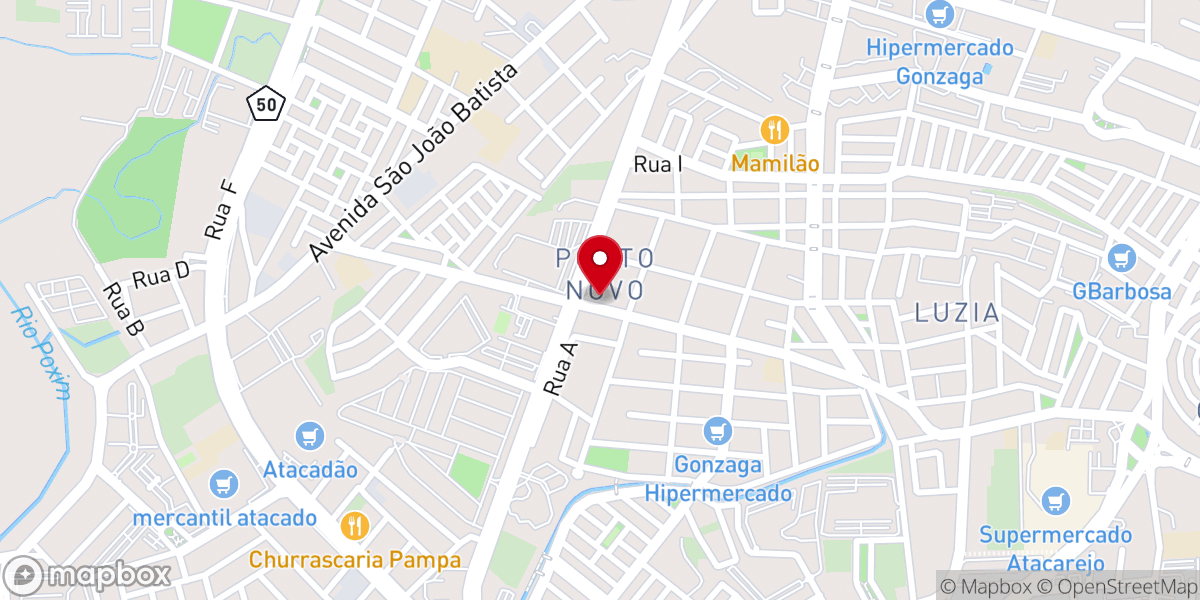 Map showing location of Paróquia Nossa Senhora de Fátima